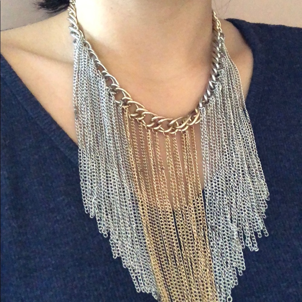 Gold & silver Necklace